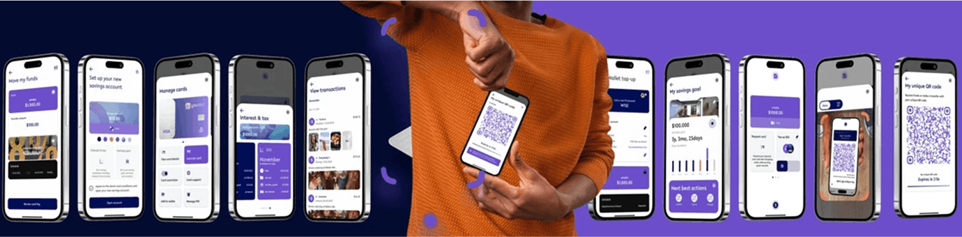 Personne utilisant AKIBA Finance App